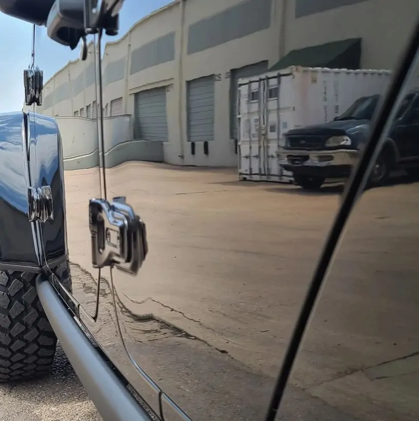 Ceramic coating application on a car in Glendale AZ